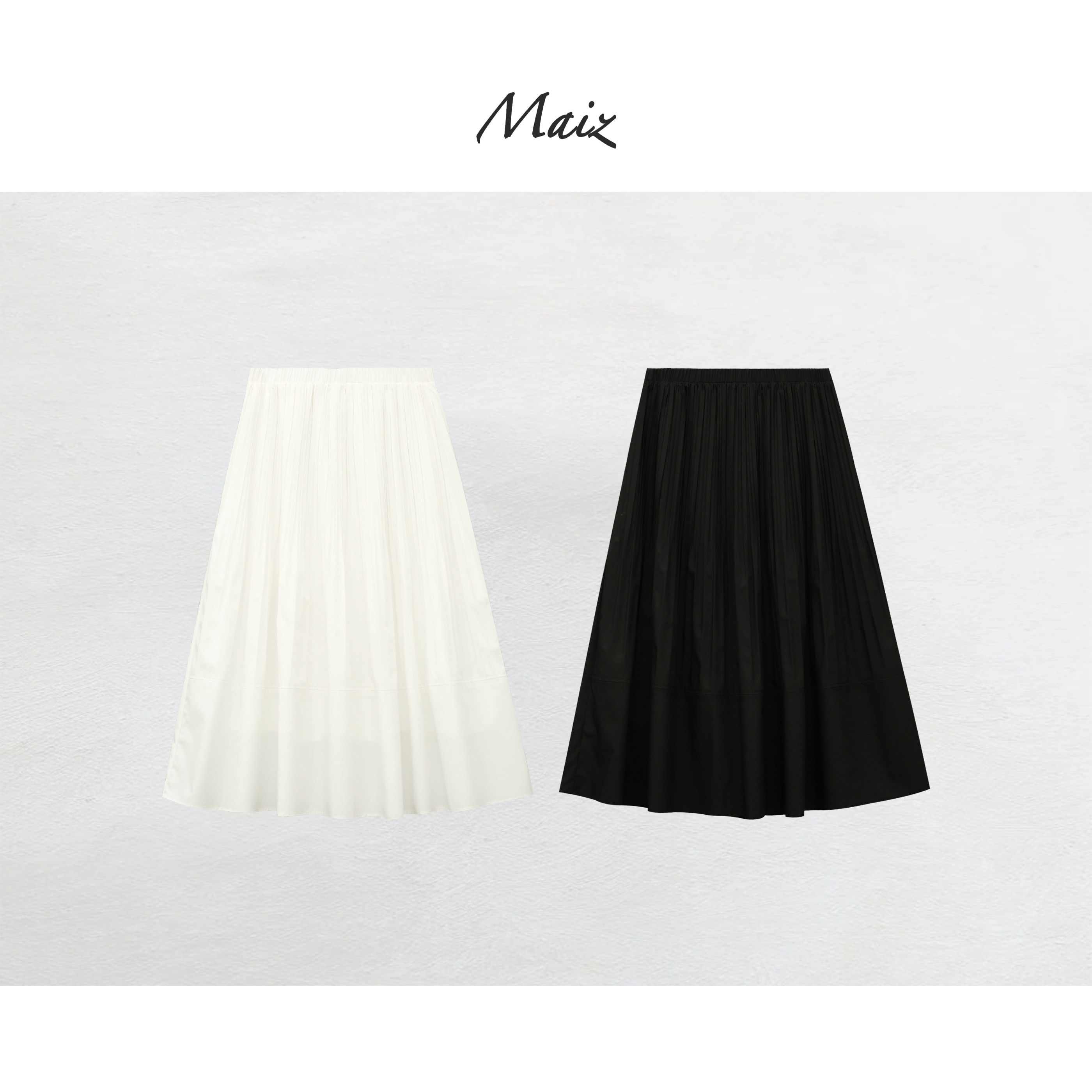 郑买买 风琴叙事 春季新款两色休闲高级韩系百褶2026巨好看连衣裙