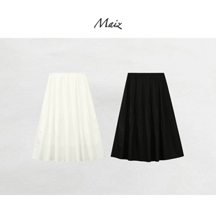 新款 春季 两色休闲高级韩系百褶2026巨好看连衣裙 风琴叙事 郑买买