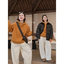 新款 2025年秋冬季 百搭简约宽松纯色通勤卫衣女 芒果卫衣 郑买买