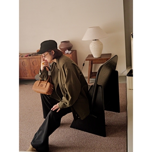 新款 郑买买 2026春季 林 百搭轻奢复古水洗全棉立领牛仔外套女 冷衫