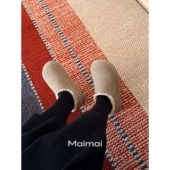 休闲简约百搭加绒保暖勃肯鞋 郑买买 女 新款 时尚 土豆鞋 2025秋冬季