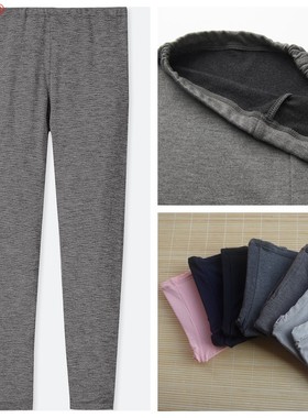 裹优家儿童1.5倍EXW薄绒磨毛紧身打底裤保暖发热内衣春秋裤清货