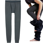 衬裤 日本自发热内衣秋裤 线裤 打底裤 优家超薄紧身保暖裤 棉毛裤 男士