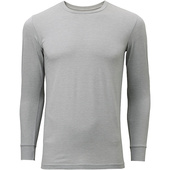 裹优家自发热超薄圆领九分袖 T恤男保暖衣内衣贴身防寒打底衫 秋衣