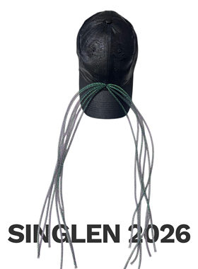 《立馬当先》singlen 26ss 秀感造型/炫彩辫涂层鸭舌帽