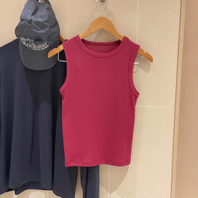 收副乳春夏简约塑形显瘦工字背心