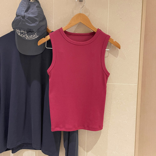 收副乳春夏简约塑形显瘦工字背心