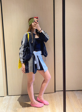 夏季户外美式街头运动感套装女