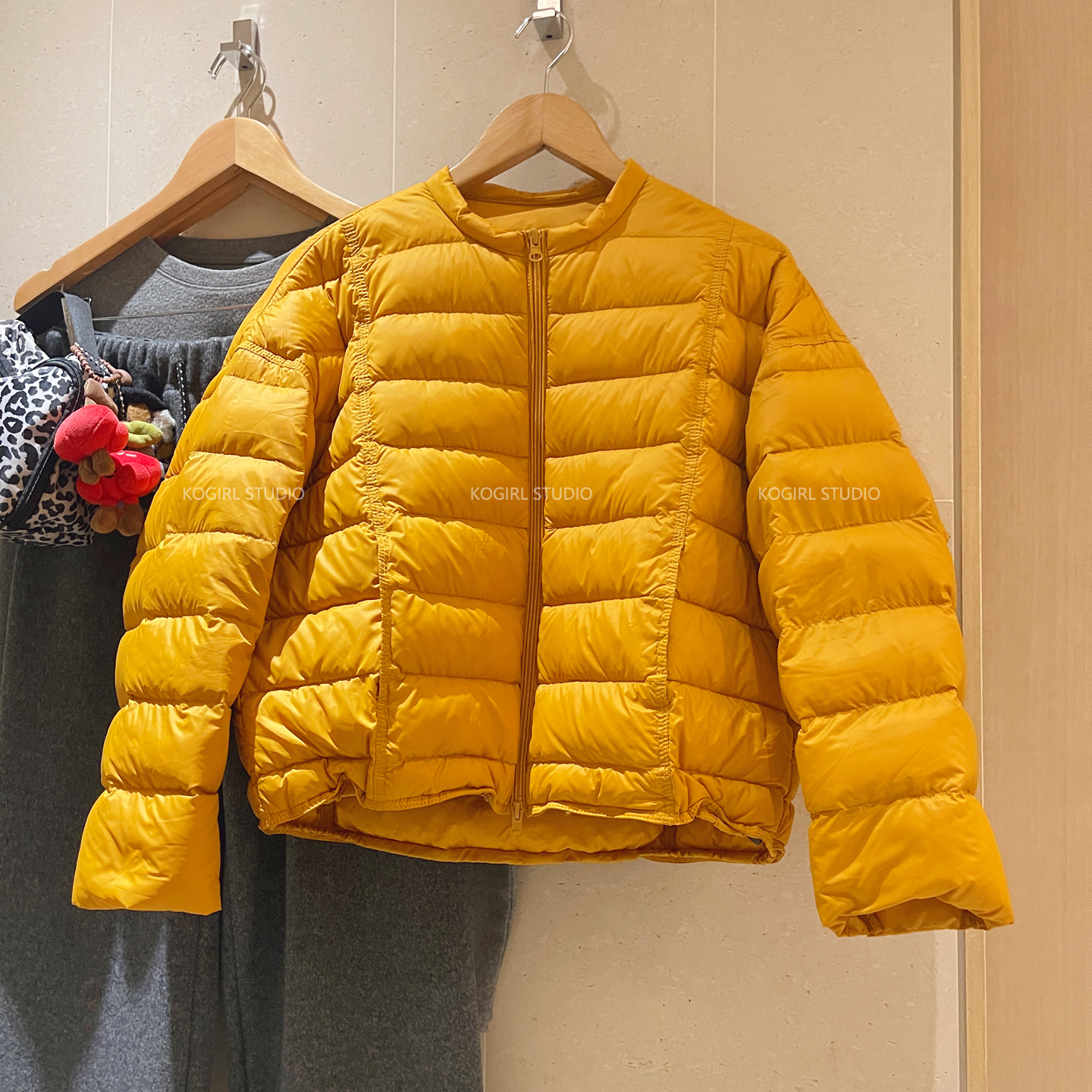 90白鸭绒休闲显瘦排骨羽绒服外套