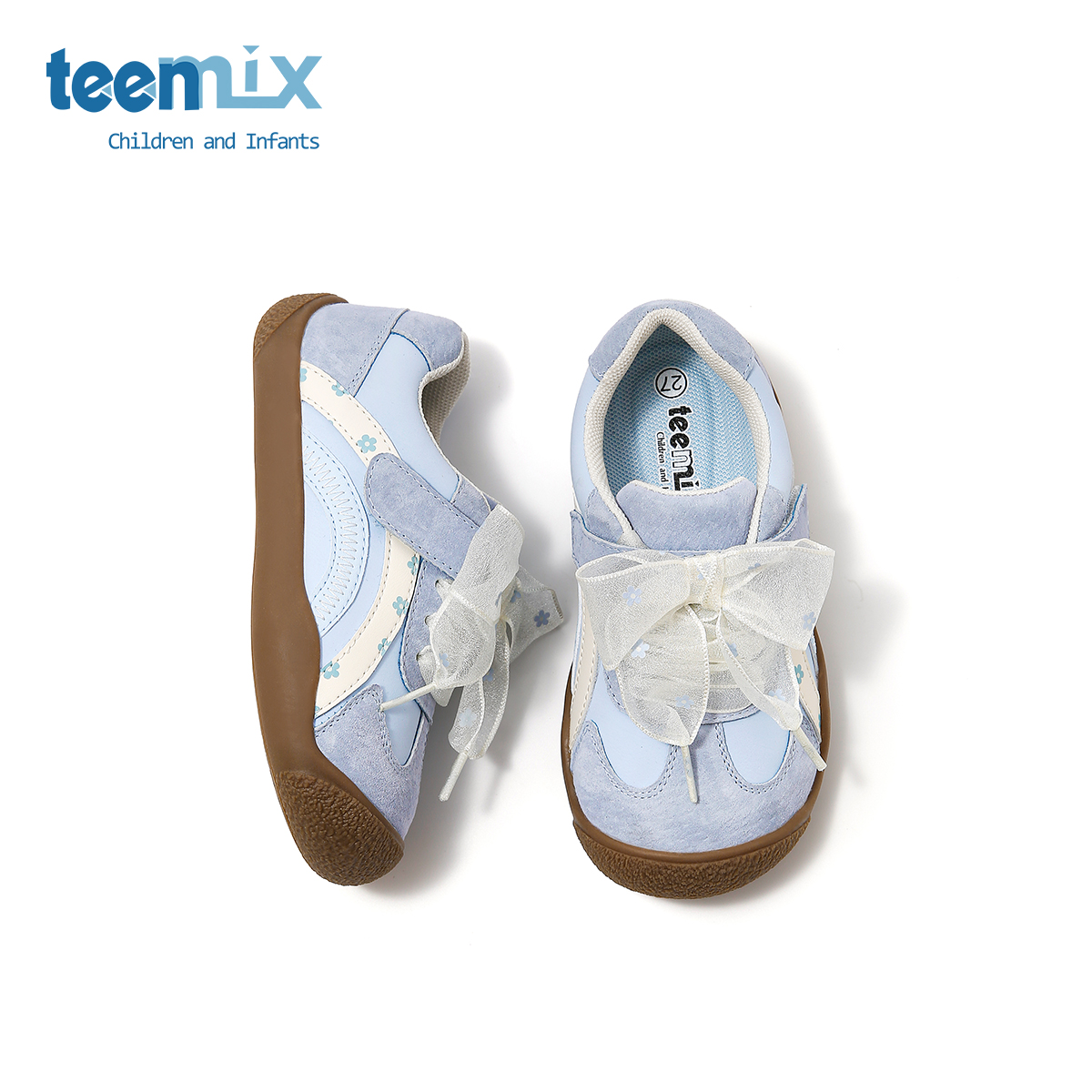 天美意童鞋2025秋季新款女童百搭时尚中大童女孩软底透气休闲鞋