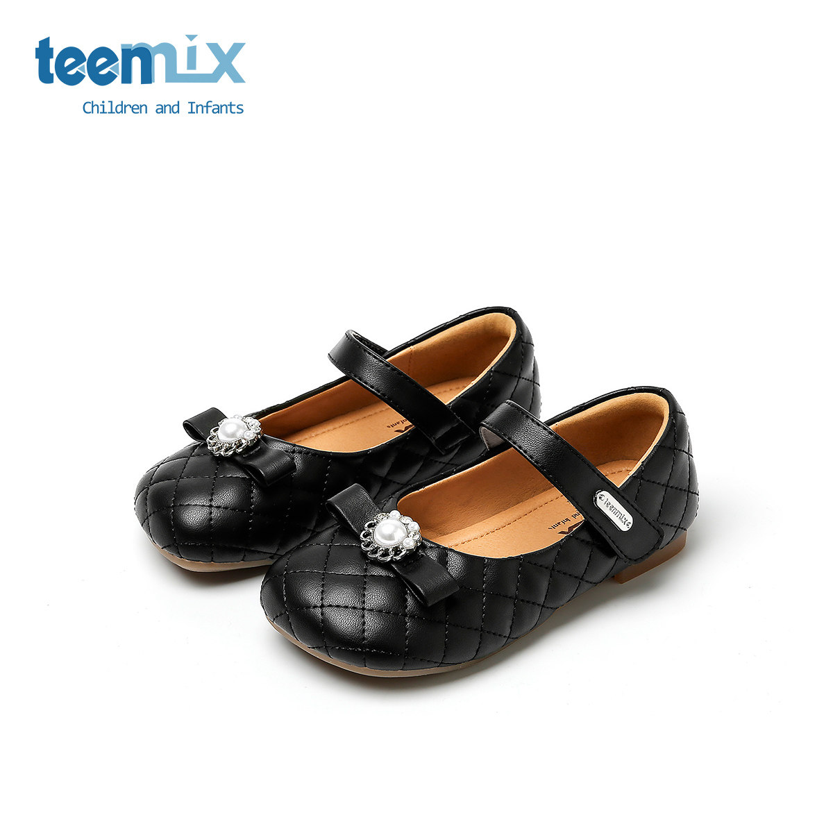 天美意女童小皮鞋黑色儿童单鞋小女孩公主鞋2025春季新款软底童鞋,童鞋/婴儿鞋/亲子鞋,皮鞋,淘宝优惠券,粉丝福利购,淘宝优惠卷