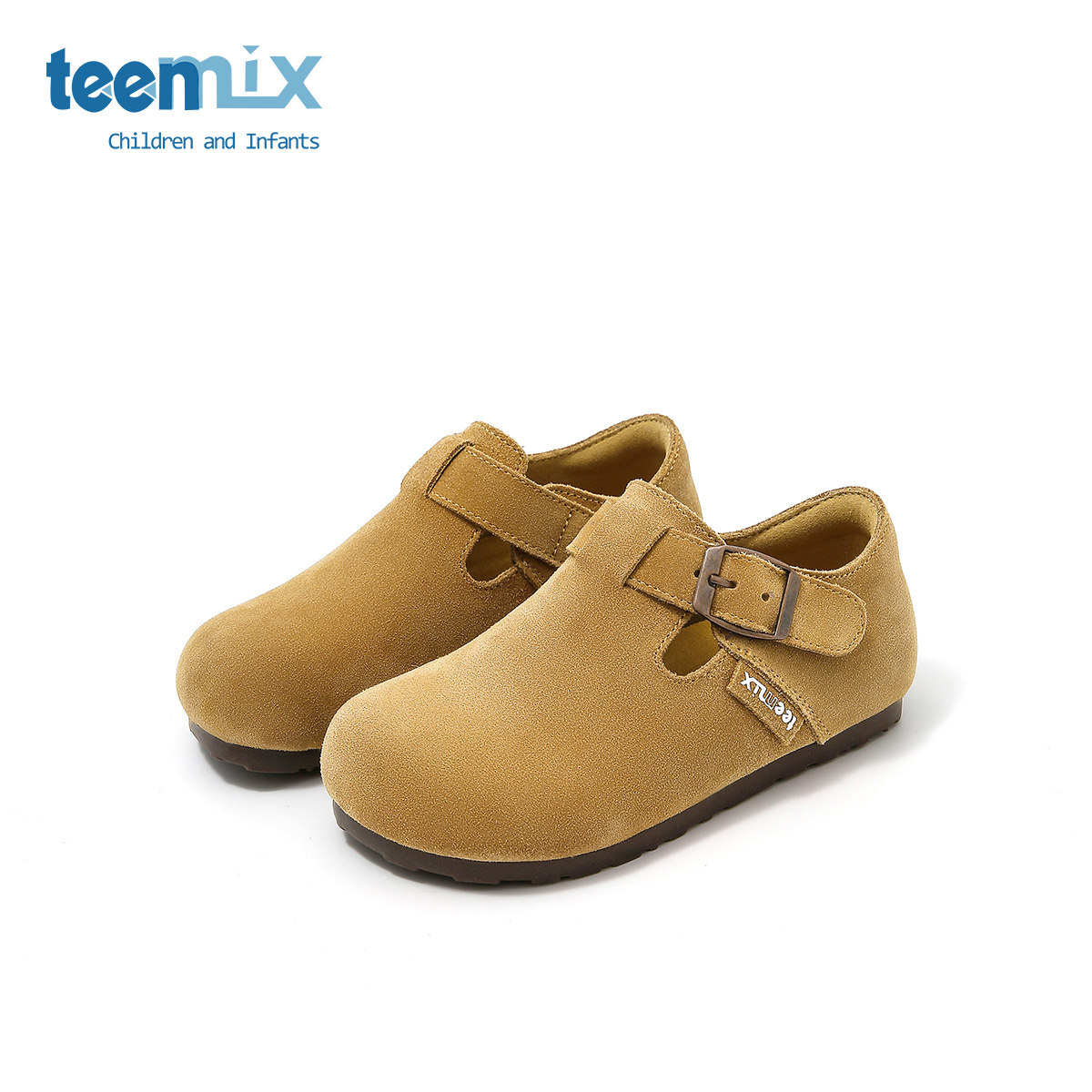 天美意童鞋儿童勃肯鞋女童鞋子2025春季新款单鞋男童女宝宝豆豆鞋,童鞋/婴儿鞋/亲子鞋,皮鞋,淘宝优惠券,粉丝福利购,淘宝优惠卷