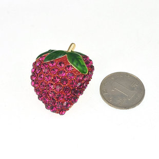 欧美外贸原单时尚流行饰品质感夸张满钻气质别针胸针胸花女240120