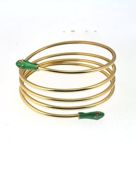 欧美外贸原单流行时尚饰品 个性滴油小蛇臂环 大号手镯 女 220412