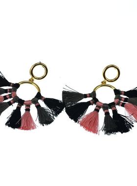 欧美外贸原单流行饰品 个性气质流苏  耳环耳坠女 200611