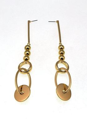 欧美外贸原单流行饰品 质感夸张个性气质 长款耳环耳坠女 200425