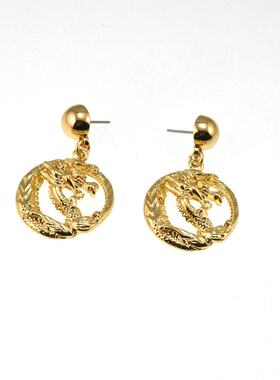 欧美外贸原单流行饰品 龙坠 耳环耳坠女 201224