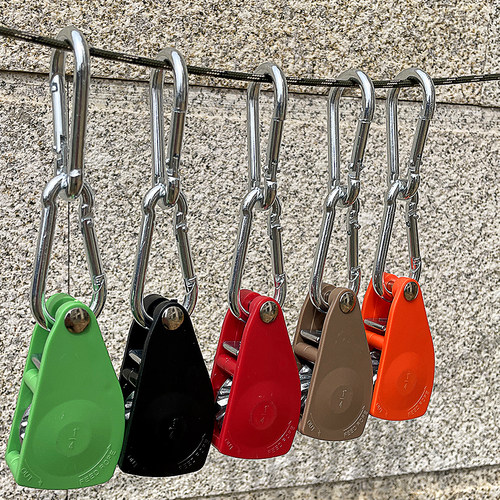 5-6mm绳用 中号 滑轮露营天幕风绳野营帐篷绳防风绳扣可调节挂绳