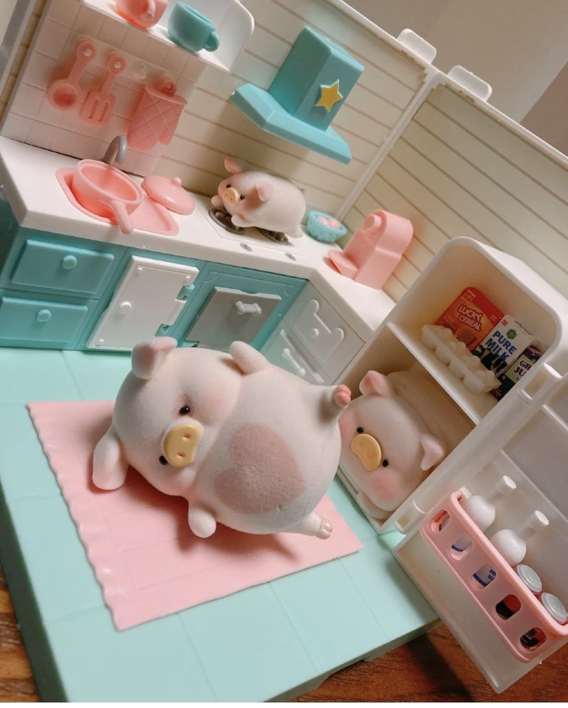 拆盒拆袋确认款罐头猪lulu猪经典2系列盲盒潮流玩具手办摆件植绒