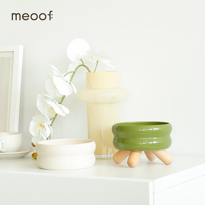 觅凹meoof 粮碗水碗gulu宠物碗陶瓷彩色狗喂食碗小狗狗食盆猫咪碗