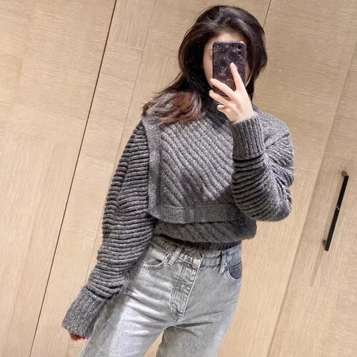￥5390 I*R*O2.14羊驼毛绵羊毛上衣接受瑕疵WM12JALYA21WGRY35