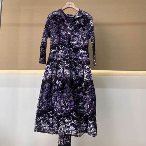 Samantha sung AUDREY#1弹棉ARABIAN NIGHT TOILE LILAC裙C0120