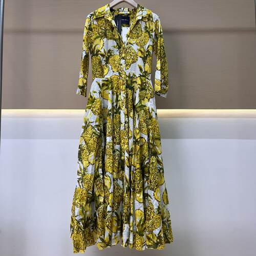 Samantha sung ASTER薄棉PINEAPPLE TREE SMALL连衣裙C0143
