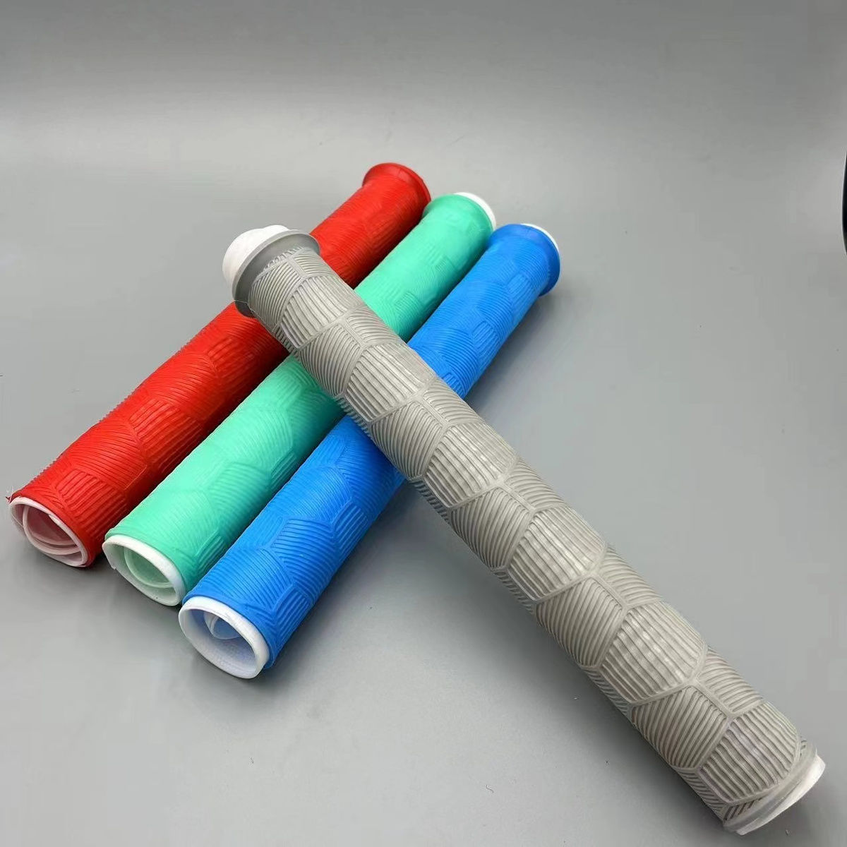 进口通用加长防滑加厚鱼竿握把耐磨一拉得杆止硅胶钓鱼缠绕带手升