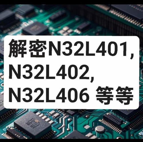 N32L401C8L7N32L401K8N32L402C8N32L406C8芯片解密