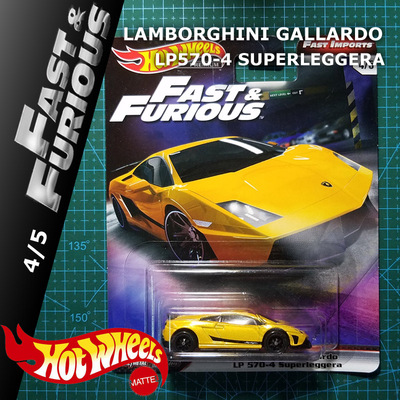 GALLARDO LP570-4 兰博基尼 盖拉多 HOTWHEELS风火轮 速度与激情
