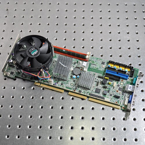 研华PCA-6011CPU工控机主板2G