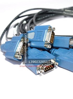 NI SH68-8DB9串口线RS232 电缆线 197545-01 9Pin公口VHDCI公口