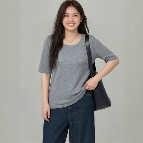 凤凰依屋大码女装宽松显瘦T恤