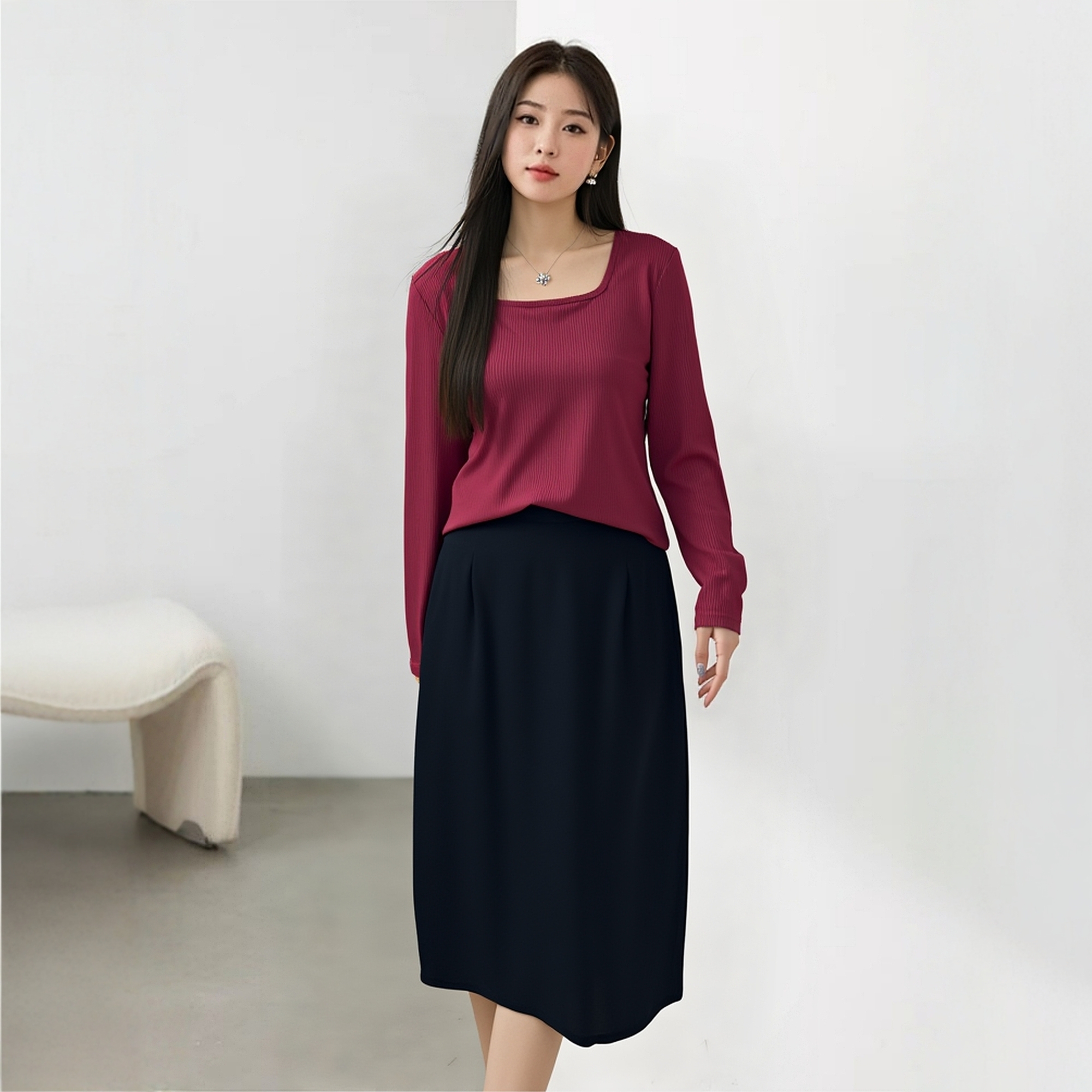 女装秋季针织上衣套装凤凰依屋