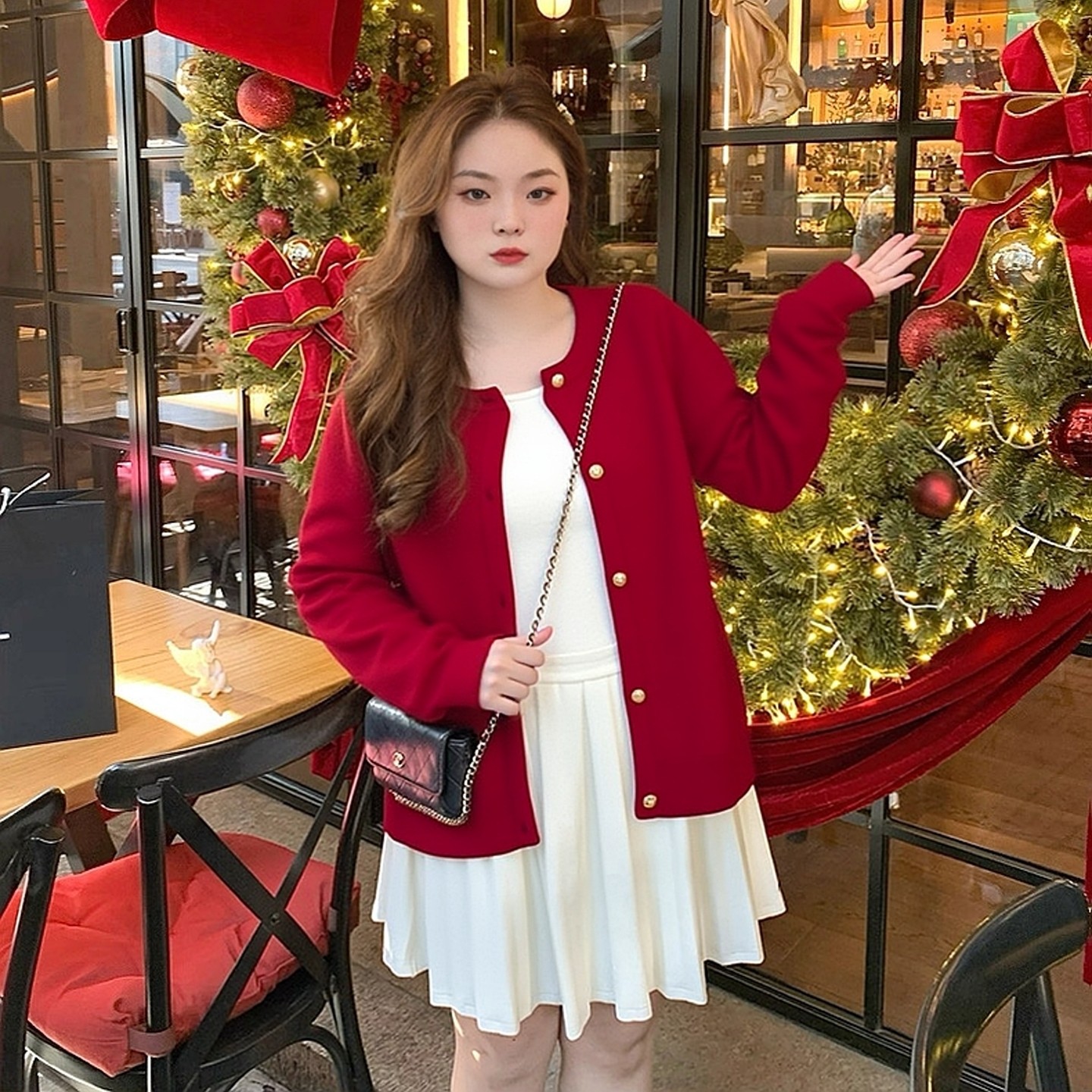 凤凰依屋大码宽松秋季外套