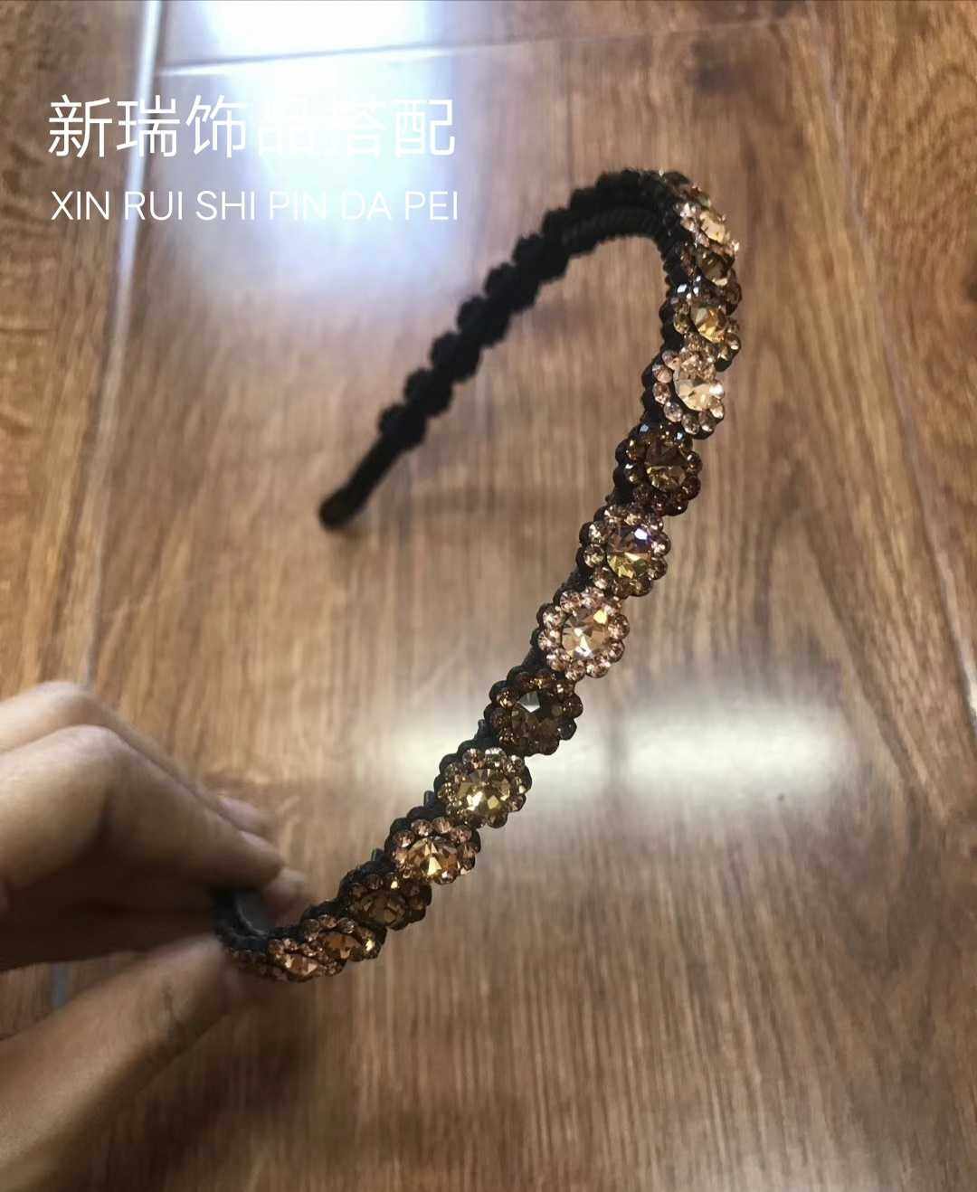 头饰品韩国进口手工蝴蝶水钻发夹