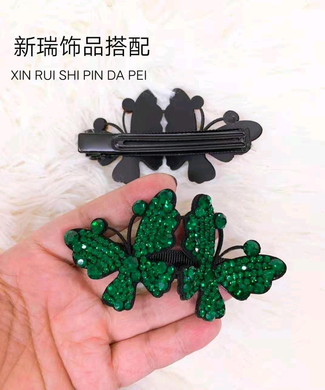 捷克钻公分碎发时尚风头饰刘海夹