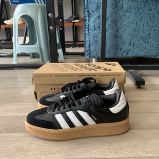Adidas阿迪达斯三叶草SAMBA XLG厚底增高德训鞋面包鞋板鞋IE1379