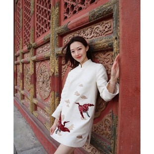专柜直发2021春故宫系列江疏影同款 6N1DJ4430000 连衣裙m