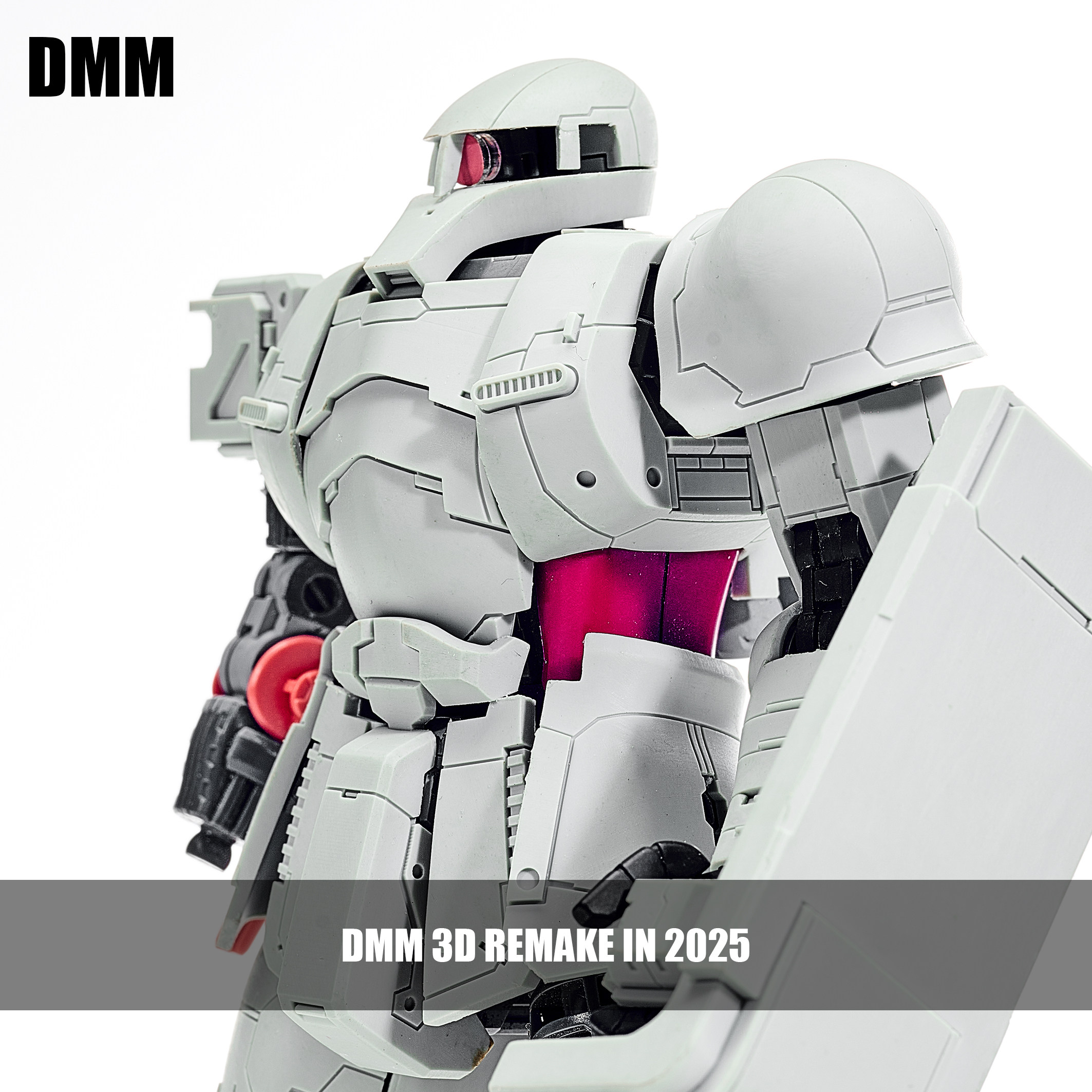 扎古1 GK白模 DMM修改版 建模率100%图片