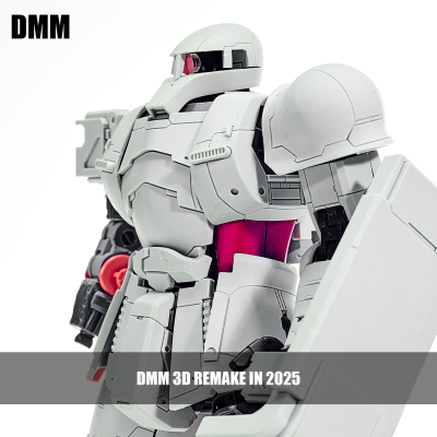 扎古1 GK白模 DMM修改版 建模率100%