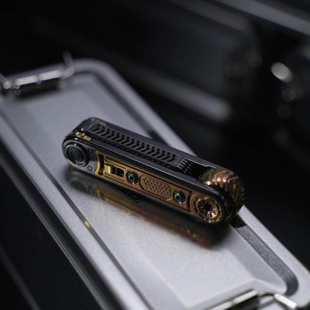 ACEdc原创SEKI赛博核心机械推牌EDC金属减压玩具潮玩黑科技啪啪币