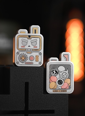 ACEdc原创兔叽机械推牌EDC指尖陀螺金属手指解压玩具潮玩黑科技