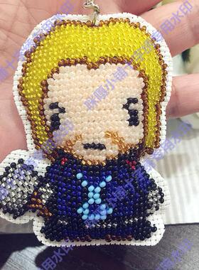 咪嘎十字绣珠绣钥匙圈双面绣S440 Q版雷神托尔复仇者