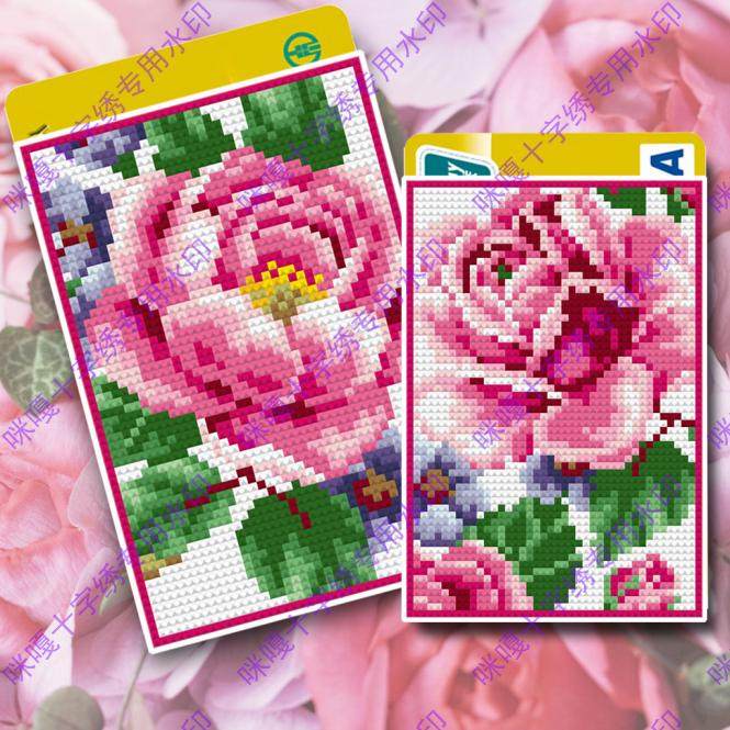 咪嘎小铺十字绣卡套银行卡套公交卡袋地铁卡套k304玫瑰仙子,居家布艺,十字绣套件,淘宝优惠券,粉丝福利购,淘宝优惠卷