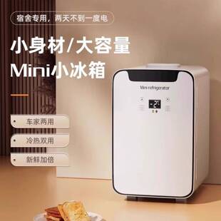德国迷你小冰箱小型家用保鲜静音办公室单人mini车载两用冷藏冰箱