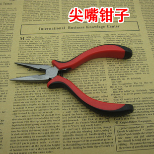 手工尖嘴钳子多功能DIY手工串珠饰品珠宝工具斜口钳迷你尖嘴钳