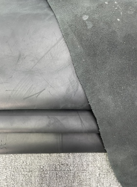 H535厚度1.4mm进口牛皮黑色疯马油皮手感中挺