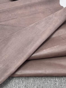 H427厚度0.9mm进口头层咖啡色蜥蜴纹牛皮手感微挺16平方英尺