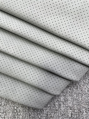 H574厚度1.8mm进口牛皮深灰色牛巴戈磨砂打孔牛皮手感微软